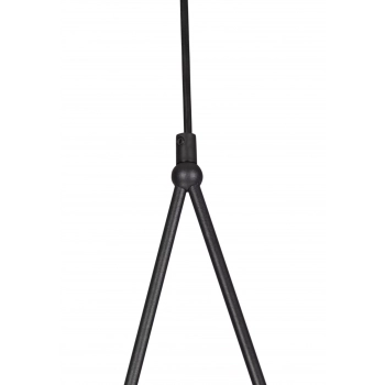 Neve Black lampa wisząca 1xE14 czarna K-4770