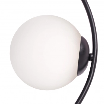 Parva lampa wisząca 3xE14 biała, czarna K-5103