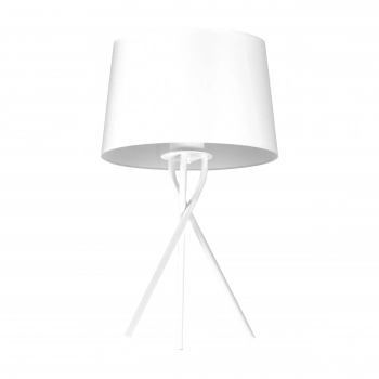 Remi White lampka stołowa nocna 1xE27 biała K-4362