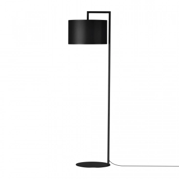 Simone Black lampa podłogowa 1xE27 czarna K-4323 Kaja