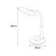 Dafi lampka biurkowa 10W LED 530 lm 3000-5700K biała K-BL1185