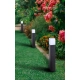 Geneva lampa ogrodowa stojąca 1xE27 czarna, biała K-8141