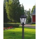 Lozana lampa ogrodowa stojąca 1xE27 czarna K-6006A