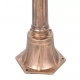 Lozana lampa ogrodowa stojąca 1xE27 czarna, złota K-6006A