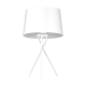 Remi White lampka stołowa nocna 1xE27 biała K-4362