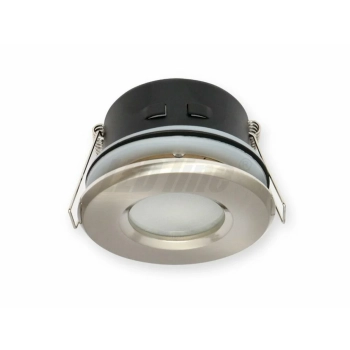 Oprawa halogenowa sufitowa wodoodporna satyna 35 W MR16 G5,3 lub PAR16 GU10