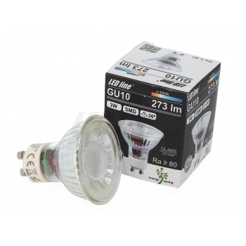 Żarówka LED line 3W 275lm GU10 PAR16 36° światło neutralne białe 4000K LEDin