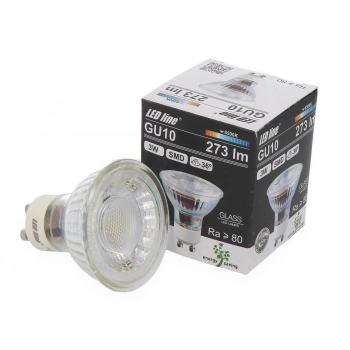 Żarówka LED line 3W 275lm GU10 PAR16 36° światło zimne białe 6500K LEDin