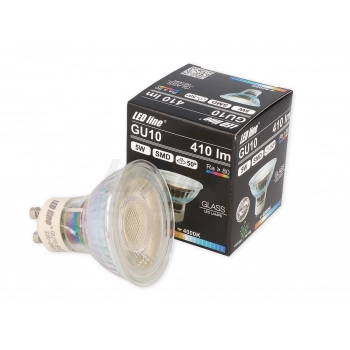 Żarówka LED line 5W 410lm GU10 PAR16 50° światło neutralne białe 4000K LEDin