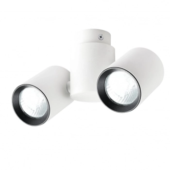 Boston 2 reflektor biały z czarnym ringiem LP-741/2W WH/BK Light Prestige