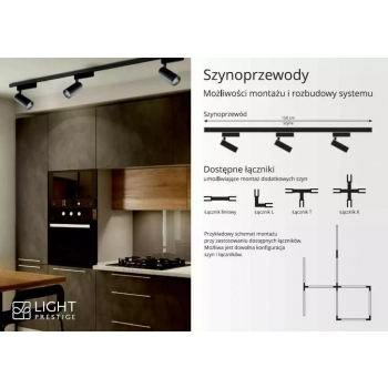 Rocca SET 1F szynoprzewód biały 4000K 3xE14