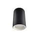 Manacor lampa sufitowa czarna z białym ringiem 9 cm LP-232/1D - 90 BK/WH Light Prestige