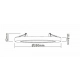 York plafon 2 w 1 4000K czarny LED