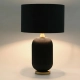 Tamiza lampka stołowa duża 1xE27 czarna LP-1515-1T big
