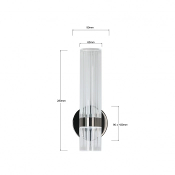 Ambiente kinkiet LED 6W 804lm CCT grafitowy LP-1510/1W GR