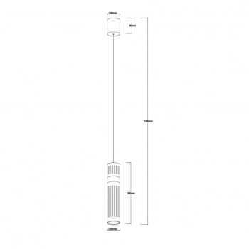 Ambiente lampa wisząca LED 6W 638lm CCT grafitowa LP-1510/1P GR