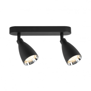 Campana 2 lampa sufitowa 2xGU10 czarna LP-3103/2WS BK