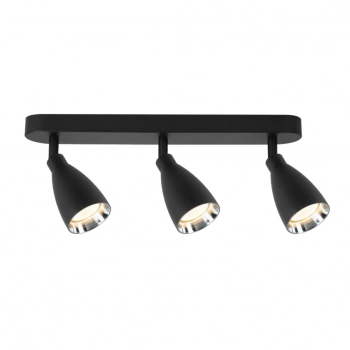 Campana 3 lampa sufitowa 3xGU10 czarna LP-3103/3WS BK Light Prestige