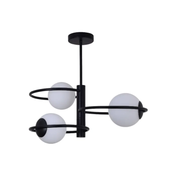 Dorado 3 lampa sufitowa 3xE14 czarna LP-002/3C ring BK Light Prestige