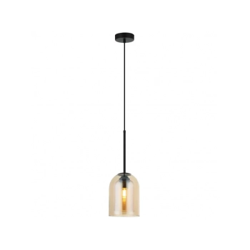 Elaris lampa wisząca 1xE27 bursztynowa LP-8103/1P AM Light Prestige