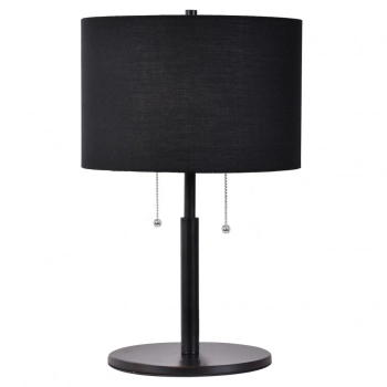 Fogo lampka stołowa 2xE27 czarna LP-0304/2T BK Light Prestige