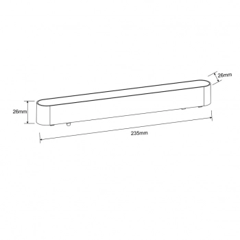 Lumo Magnetic Slim 24V LED 12W 441lm 3000K  biały LP-646-MAG SLIM 12W 3WH Light Prestige