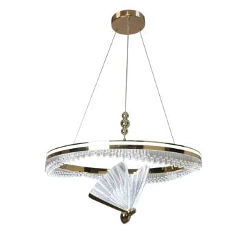 Marissa lampa wisząca LED 48W 5546m CCT LP-2515/1P Cristal GD Light Prestige