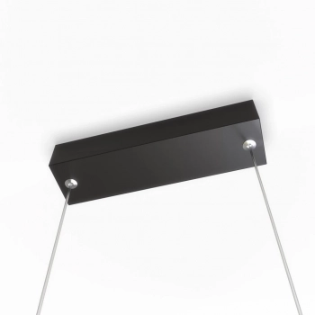 Mirror lampa wisząca IP44 LED 47W 5230lm CCT czarna LP-999/1P L BK CCT