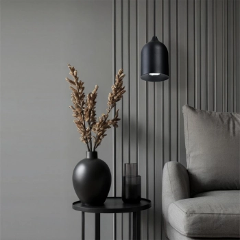 Nilo lampa wisząca 1xGU10 czarna LP-0110/1P BK