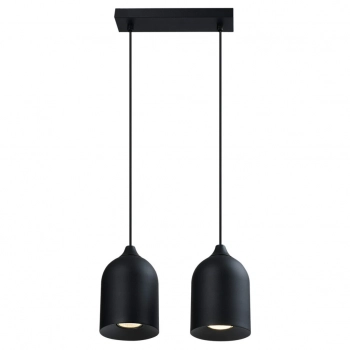 Nilo lampa wisząca 2xGU10 czarna LP-0110/2L BK Light Prestige