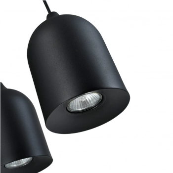 Nilo lampa wisząca 2xGU10 czarna LP-0110/2L BK