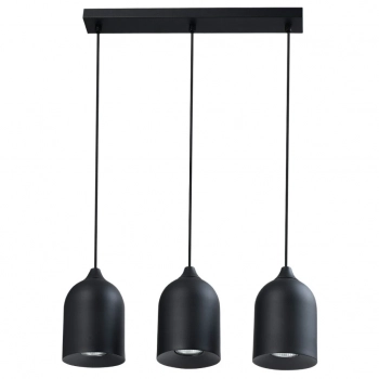 Nilo lampa wisząca 3xGU10 czarna LP-0110/3L BK Light Prestige