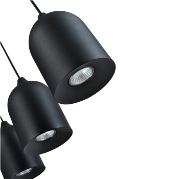 Nilo lampa wisząca 3xGU10 czarna LP-0110/3L BK