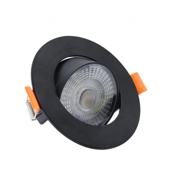 Plus ruchome oczko podtynkowe LED 3W, 5,W 7W, 622lm czarne CCT LP-1506/1RS BK Light Prestige