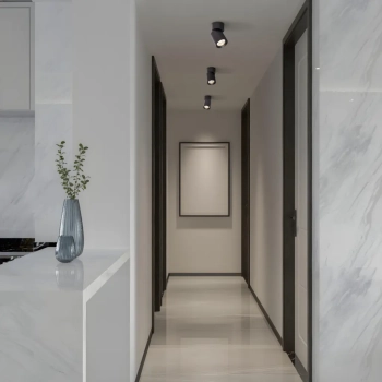 Pointa 1 lampa sufitowa 1xGU10 czarna LP-6398/1WS BK