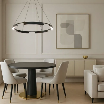 Tura 80 lampa wisząca LED 45W 5555lm CCT LP-9786/1P 80cm BK