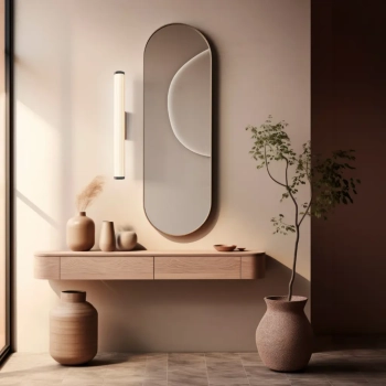 Vena 45 kinkiet IP44 LED 8W 1361lm CCT LP-1010/1W-45 BK