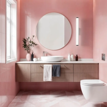 Vena 45 kinkiet IP44 LED 8W 1361lm CCT LP-1010/1W-45 CH