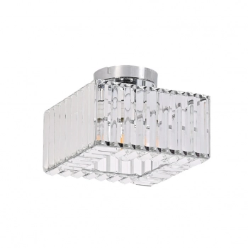 Vetro lampa sufitowa 1xE27 chrom LP-2910/1C CH square Light Prestige