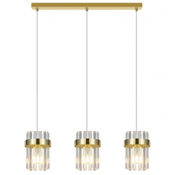 Vetro lampa wisząca 3xE14 chrom LP-2910/3L GD Light Prestige