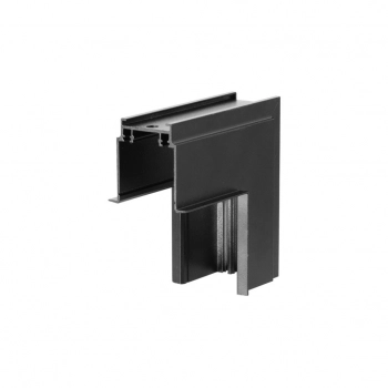 Łącznik L sufit-ściana podtynkowy Magnetic Slim 24V czarny LP-656-MAG SLIM L RS kąt BK Light Prestige