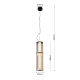 Aeris 2 lampa wisząca LED 25W 2837lm CCT LP-2137/2P TR