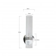 Ambiente kinkiet LED 6W 804lm CCT chrom LP-1510/1W CH