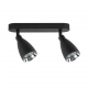 Campana 2 lampa sufitowa 2xGU10 czarna LP-3103/2WS BK Light Prestige