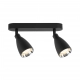 Campana 2 lampa sufitowa 2xGU10 czarna LP-3103/2WS BK