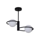 Dorado 2 lampa sufitowa 2xE14 czarna LP-002/2C ring BK Light Prestige