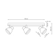 Dravo 3 lampa sufitowa 3xGU10 biała LP-9523/3WS WH