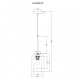 Elaris lampa wisząca 1xE27 transparentna LP-8103/1P TR