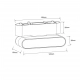 Fizz Magnetic Slim 24V LED 6W 242lm 4000K  biały LP-626-MAG SLIM 6W 4WH Light Prestige
