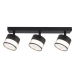 Kendal 3 lampa sufitowa 3xGX53 czarna LP-6331/3WS TR/BK Light Prestige